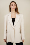 Blazer z gumbom na zadnji strani